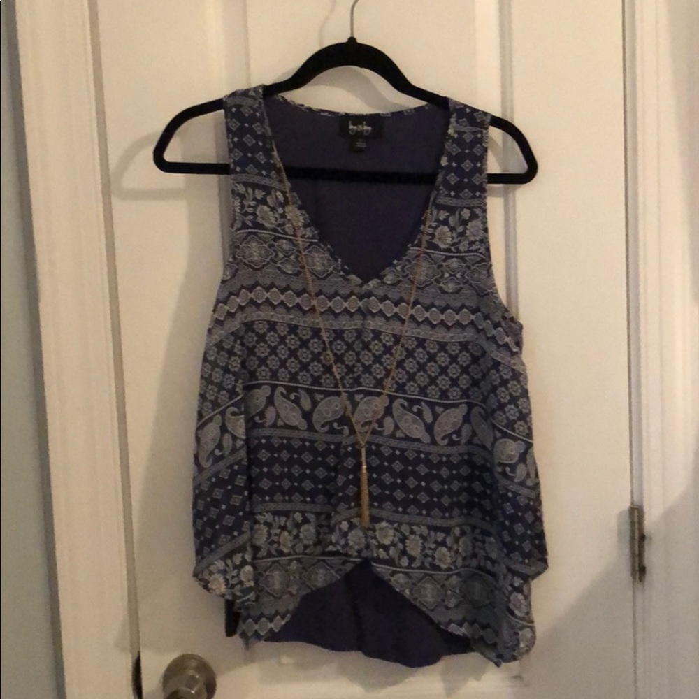 Blue blouse!